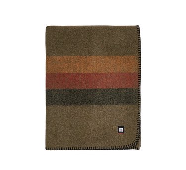 striped wool blanket