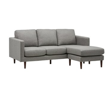 simple gray sectional