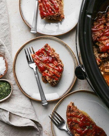 Small Farm Big Life's Gluten-Free Slow Cooker Meatloaf