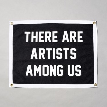 Whitney Museum Artists Camp Flag, $50
