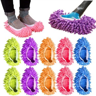 mop slippers on amazon in different colors