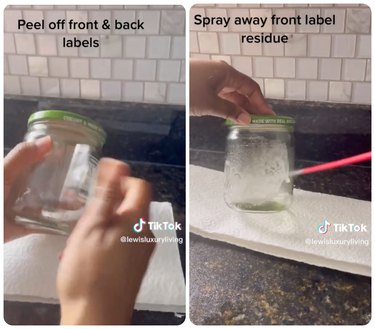 A how to on removing labels from old jars
