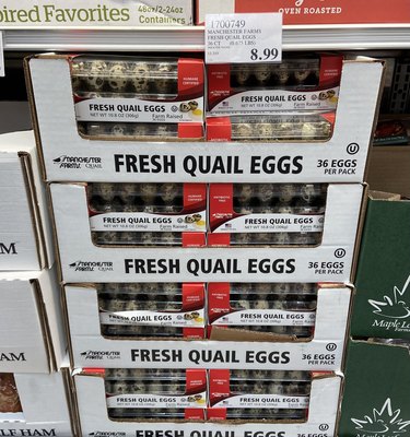 Quail eggs at Costco
