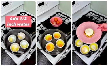 How to poach eggs in ramekins