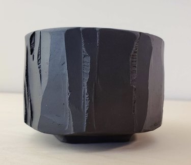 Black porcelain cup by Juniper Clay