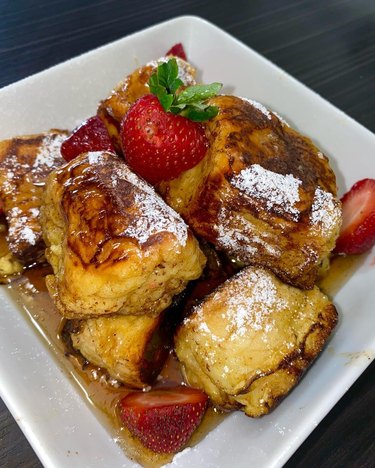 French toast on a plate