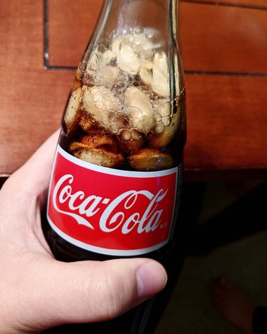 peanuts in bottle of coca cola