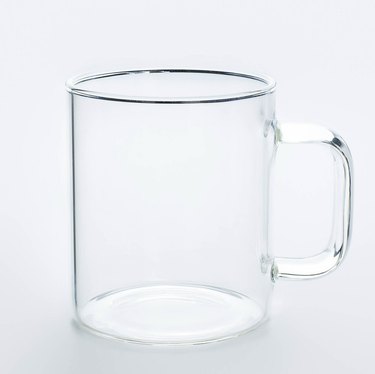 Parker Lane Glass Mug Clear, $9.99