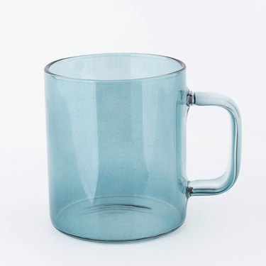 Parker Lane Glass Mug Blue, $9.99