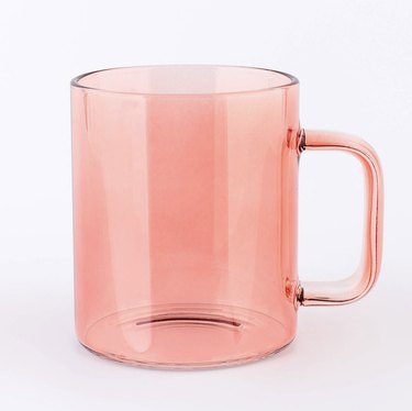 Parker Lane Glass Mug Pink, $9.99