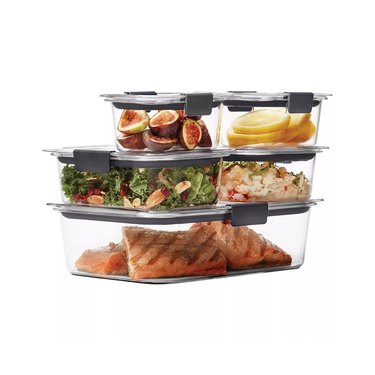 Rubbermaid Brilliance Leak Proof Food Storage Containers With Airtight Lids