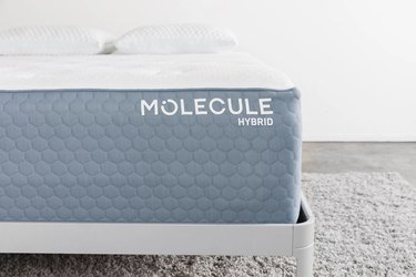 closeup of hybrid mattress