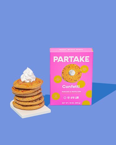 partake confetti pancake and waffle mix