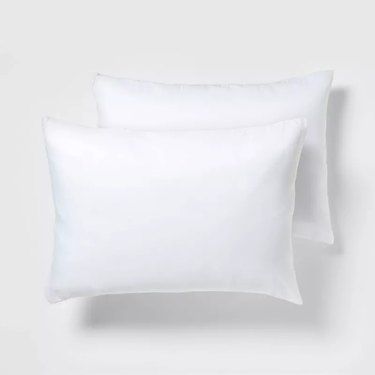 two white pillows