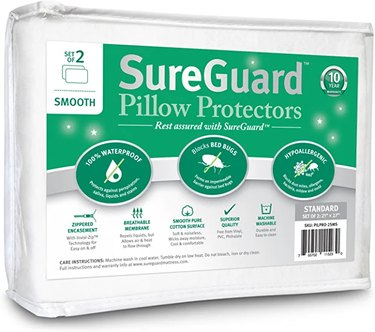 SureGuard pillow protector