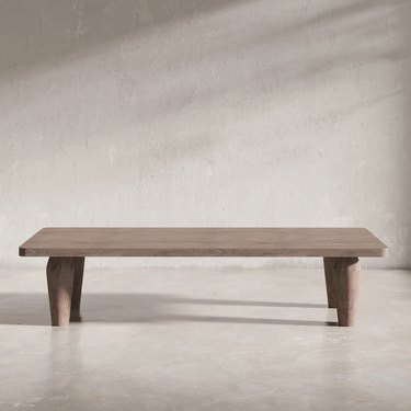 low-to-the-ground coffee table