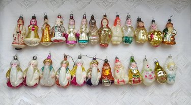Vintage people ornaments