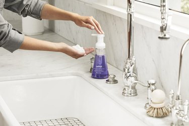 method hand soap in kitchen