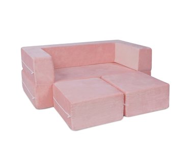 pink kids' modular sofa