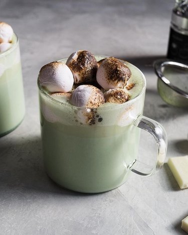 Oh, How Civilized Matcha White Hot Chocolate