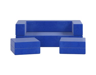 blue modular kids' sofa