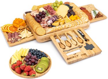 Smirly Cheese Board and Knife Set