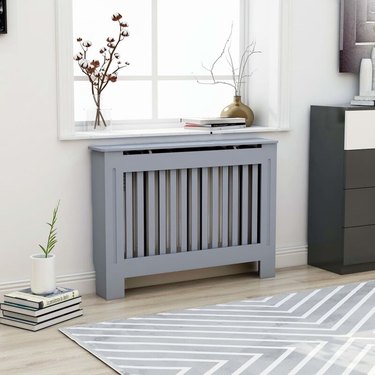 Repurposed dresser into radiator cover. Old dresser with drawers