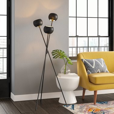 Ebern Designs Kenner Tripod Floor Lamp