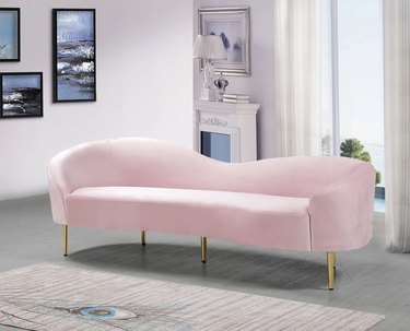Willa Arlo Interiors Shurtz 85.5-Inch Velvet Upholstered Sofa