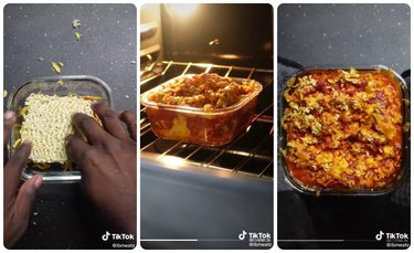 Ramen lasagna