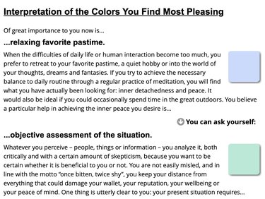 color oracle test results