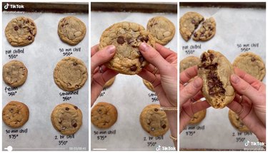 perfect chocolate chip cookies hacks on tiktok