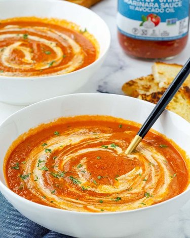 Dora's Table's Smoky Chipotle Vegan Tomato Soup