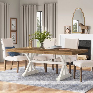 Three Posts Lasalle Extendable Dining Table