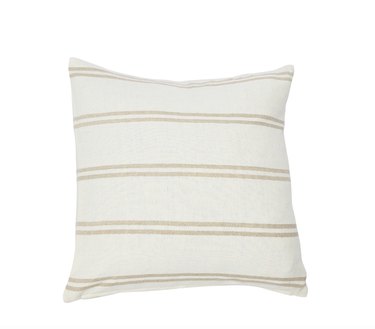 striped neutral pillow