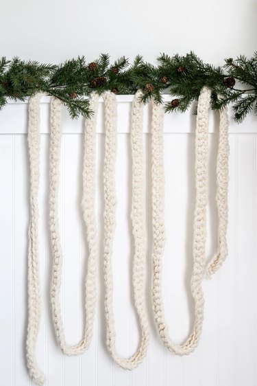 Crochet garland