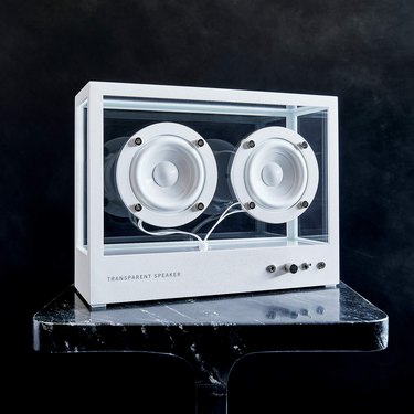 Transparent Sound White Speaker