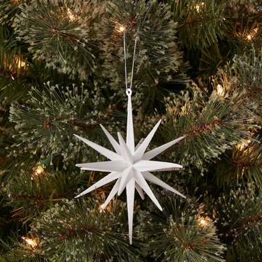 White spike ornament