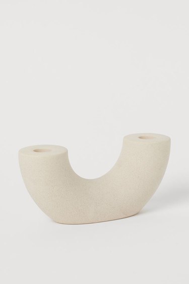 H&M Home ceramic Candlestic