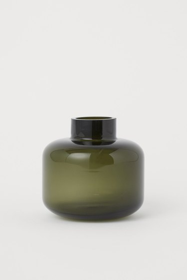H&M Home glass vase
