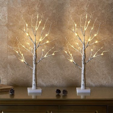 tabletop led trees