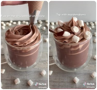 How to make whipped hot chocolate