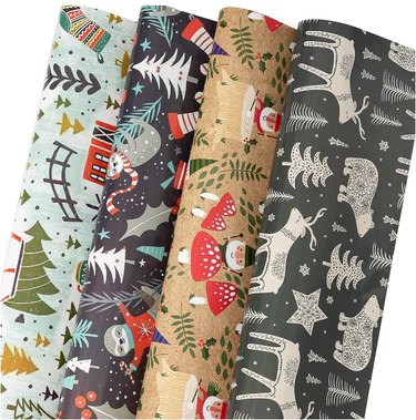 Christmas Wrapping Paper for Kids Boys Girls