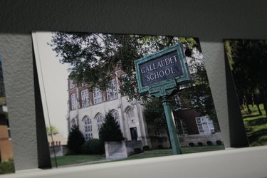 A postcard showing the Gallaudet School for the Deaf in St. Louis, Missouri.