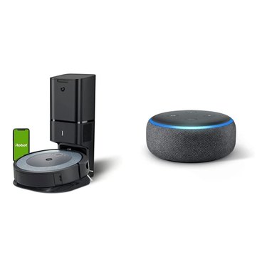 iRobot Roomba i4+ EVO (4552) Robot Vacuum With Alexa Echo Dot (3rd Gen)