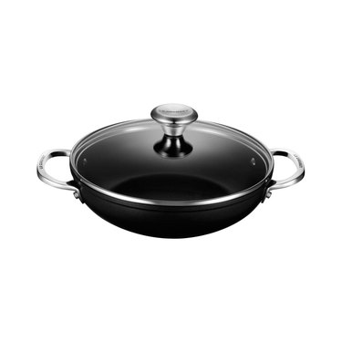 Le Creuset Toughened Nonstick Shallow Casserole/Braiser With Glass Lid