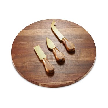 Godinger Cheese Board and Knife Set