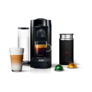Nespresso VertuoPlus Coffee and Espresso Machine by De'Longhi With Milk Frother