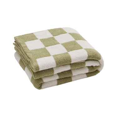 YIRUIO Checkerboard Throw Blanket
