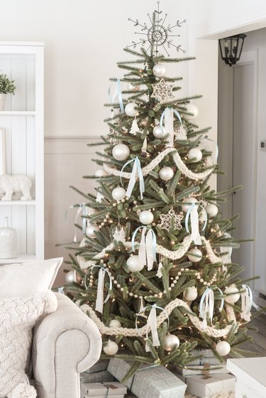 Jeweled Snowflake Handcrafted Christmas Tree Topper